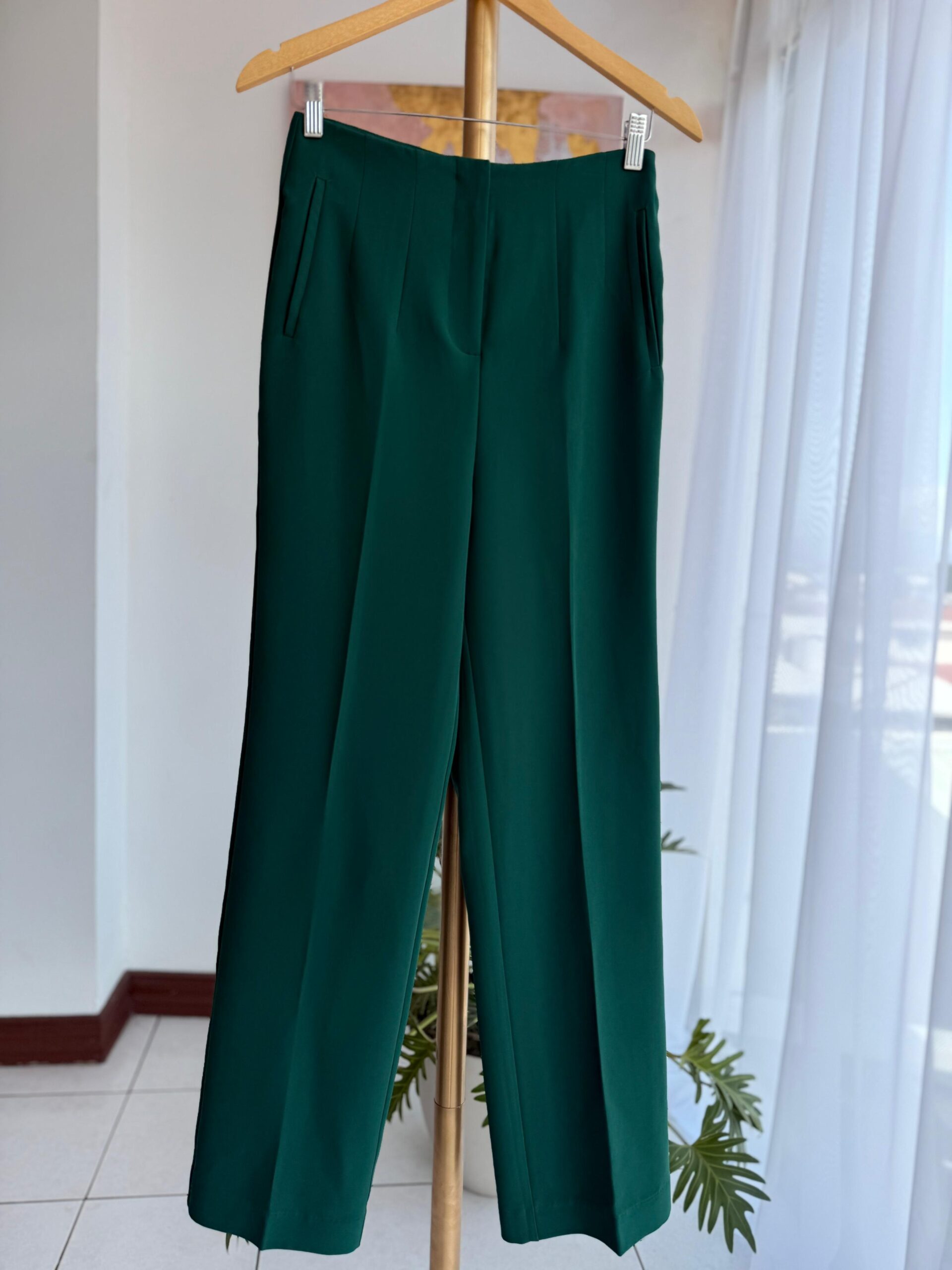 Pantalón Verde Botella Recto