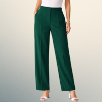 Pantalón Verde Botella Recto