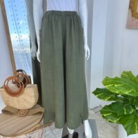 Palazzo Verde Oliva en Lino Italiano Premium