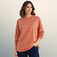 Abrigo para mujer con detalles decorativos en pedrería I Talla Única