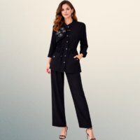 Conjunto color negro elegante