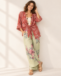 Cardigan terracota, colección ALTIVA Costa Rica